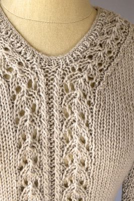 Interlacement Sweater Free Knitting Pattern - Knitting Bee