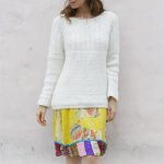 Sweet Pearl Free Sweater Knitting Pattern