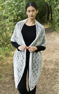 El Cielo Olivia Stole Free Knitting Pattern - Knitting Bee