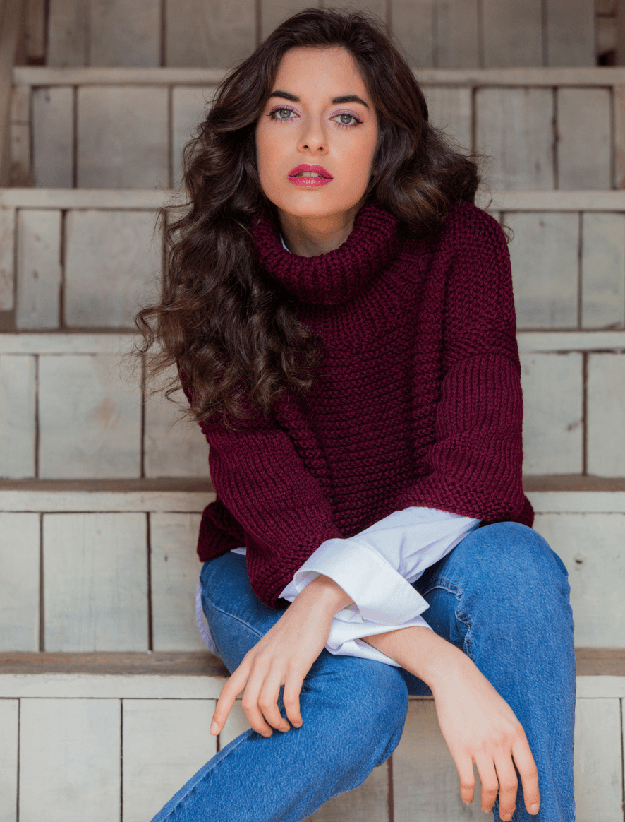 Cordatta Sweater Easy Women's Free Knitting Pattern - Knitting Bee