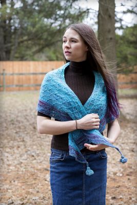 Free Knitting Pattern for a Bohemian Rhapsody Shawl - Knitting Bee