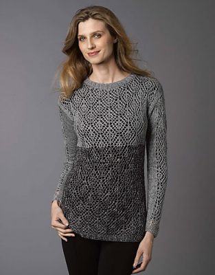 Katia Lace Sweater Free Knitting Pattern - Knitting Bee