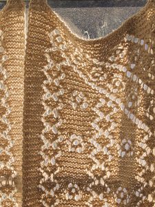 Free Knitting Pattern for Lace Curtains - Knitting Bee