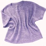 Free Knitting Pattern for a Featherlight Tee.