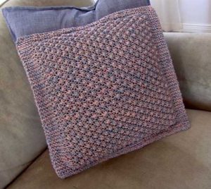 Free Knitting Pattern for a Trinity Cushion Cover - Knitting Bee