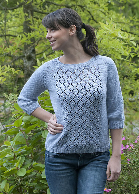 Lace Pullover Free Knitting Patterns