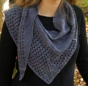 Free Knitting Pattern for Charmayne Beaded Shawl - Knitting Bee