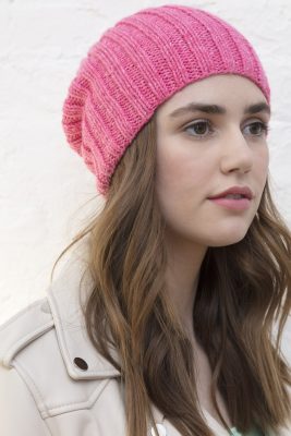 Free Knitting Pattern for a Girls Ribbed Hat - Knitting Bee