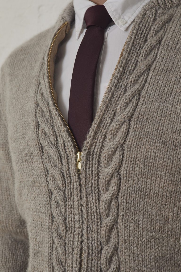 Free Men's Knitting Pattern for a Neighborly Cardigan - Knitting Bee