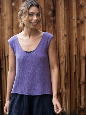 Free Knitting Pattern for Marsh Lace Top - Knitting Bee