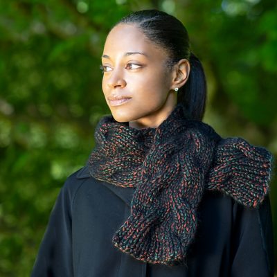 Free Knitting Pattern for a Autumn Braid Scarf - Knitting Bee