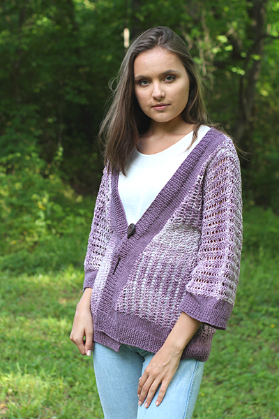 Free Knitting Pattern for a Cassia Cardigan