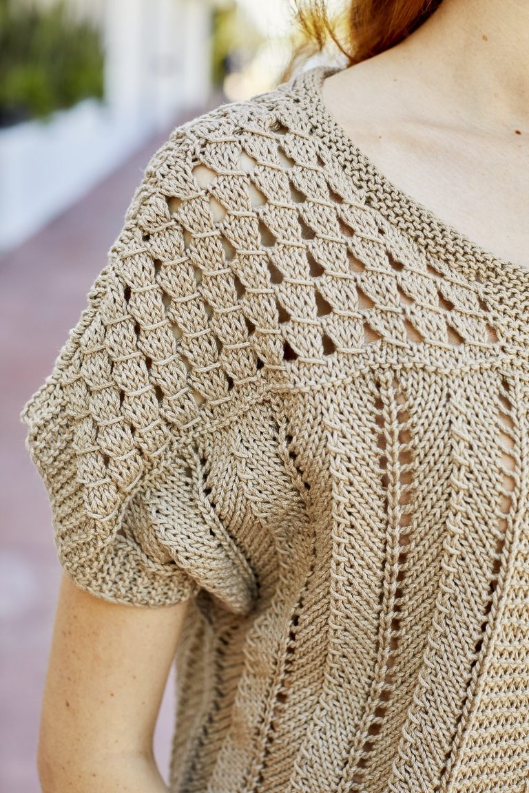 Free Knitting Pattern for a Malibu Bolero - Knitting Bee