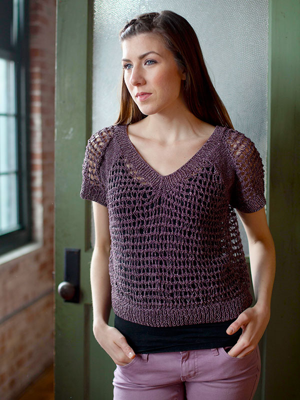 free mesh top knitting patterns Archives - Knitting Bee (7 free knitting  patterns)