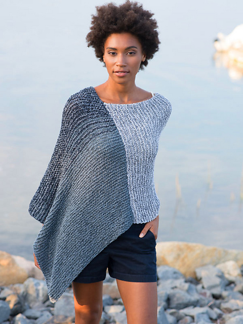 Free Knitting Pattern for a Poncho Archer - Knitting Bee