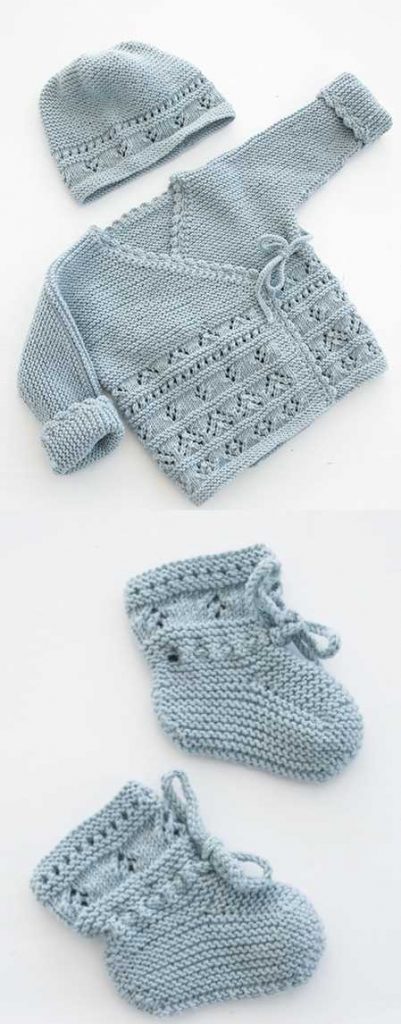 Free Knitting Pattern for Baby Cardigans - Knitting Bee