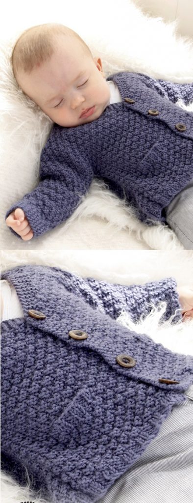 baby boy cardigan knitting pattern