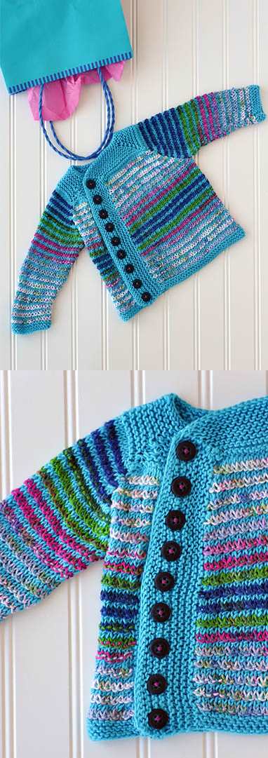 Free Knitting Pattern for Baby Cardigans