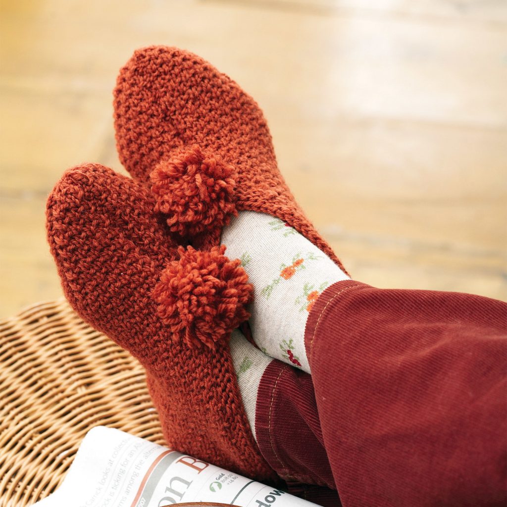 Over 50 Free Knitting Patterns For Slippers To Keep Your Feet Toasty 