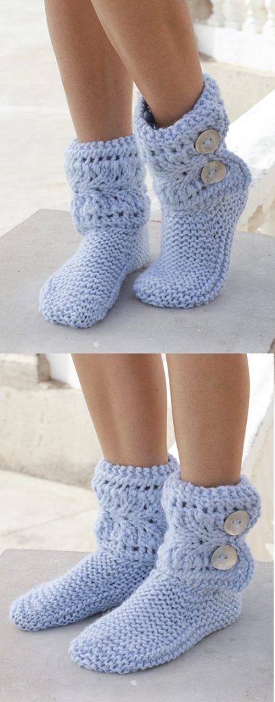 knitted boots for adults