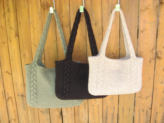 25+ Free Knit Tote Bag Patterns You'll Love Knitting - Knitting Bee