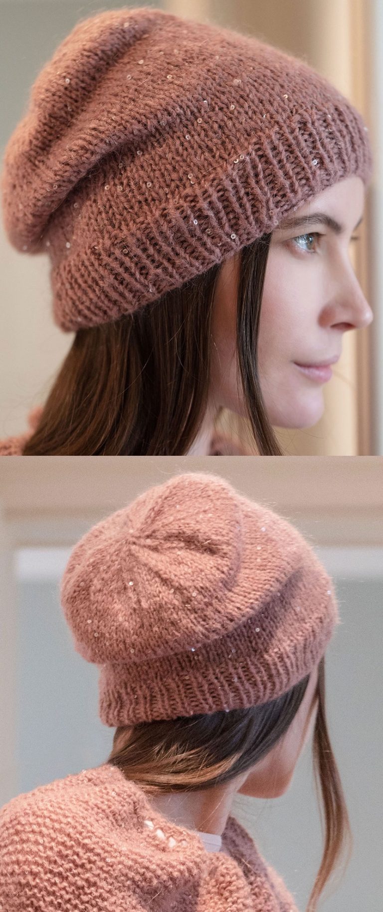 Free Knitting Pattern For A Beginner Beanie Knitting Bee