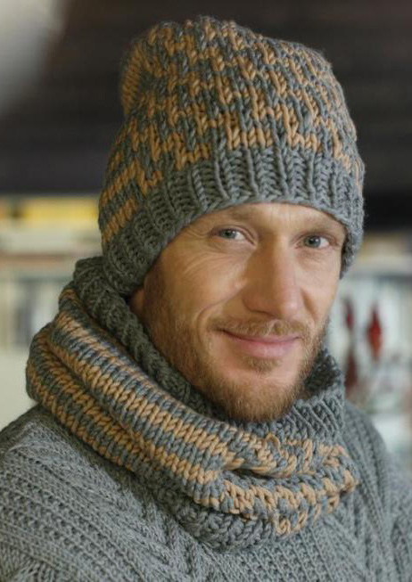 Free Free Knitting Pattern For A Mens Hat And Scarf Set