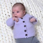 Free Knitting Pattern for a Pearl Baby Jacket - Knitting Bee
