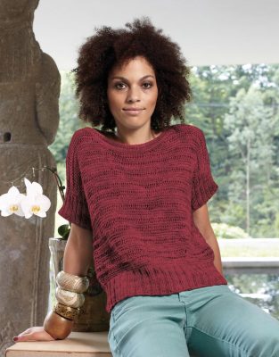 Free Knitting Pattern for a Simple Easy Top - Knitting Bee