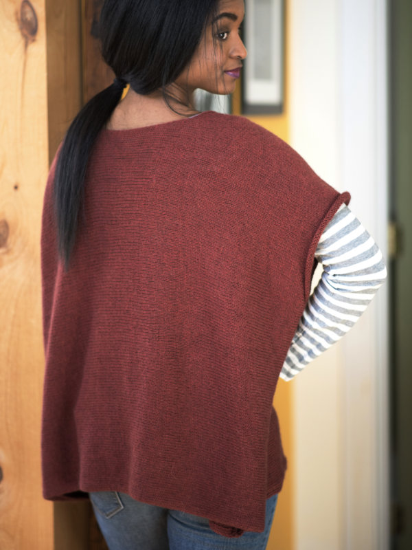 Free Knitting Pattern for a Simple Oversized Tee 1 ⋆ Knitting Bee