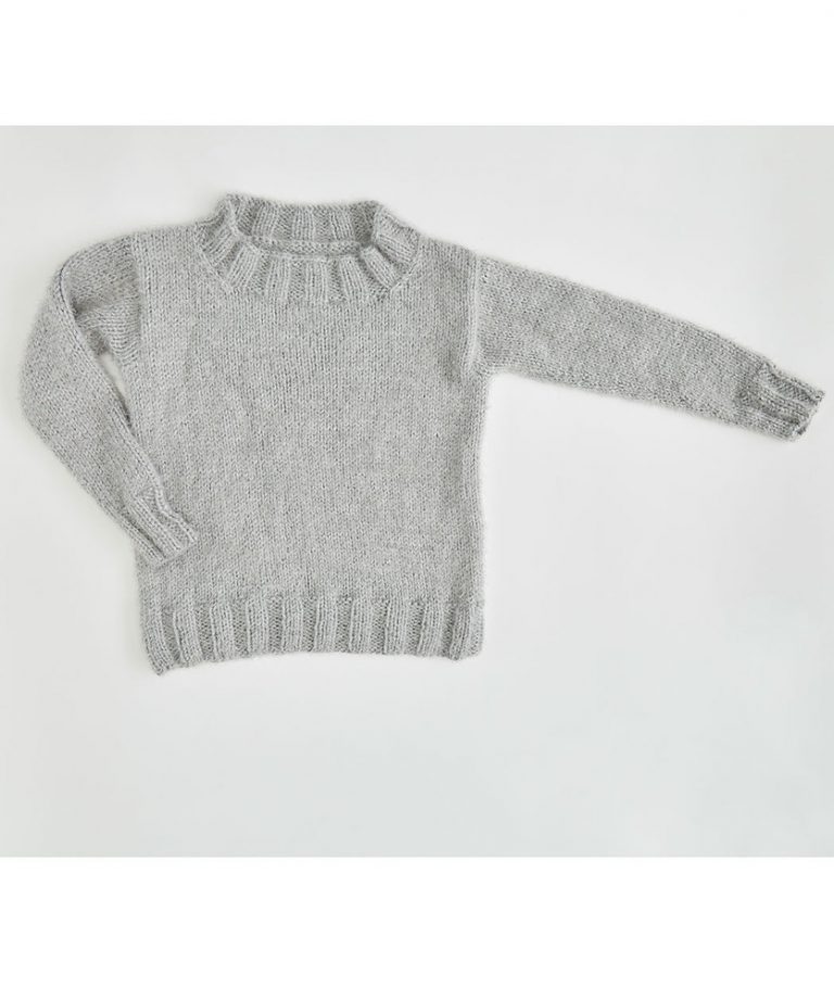 Free Knitting Pattern for So Soft Comfy Sweater - Knitting Bee