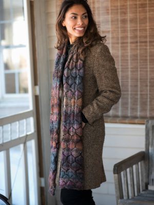 Free Knitting Pattern for an Easy Slipped Stitch Scarf - Knitting Bee