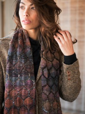 Free Knitting Pattern for an Easy Slipped Stitch Scarf - Knitting Bee