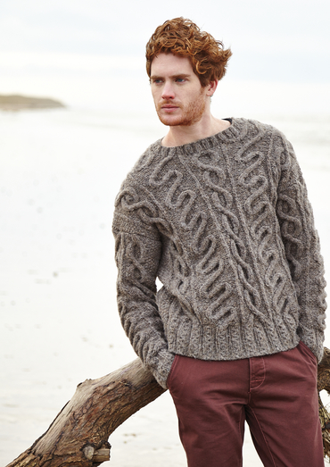 Men's Cable Knit Sweater Pattern Free 1 ⋆ Knitting Bee