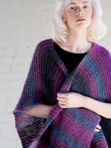 Free Knitting Pattern for a Poncho Dayleza - Knitting Bee