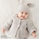 Free Knitting Pattern Garter Stitch Baby Cardigan Downloadable NOW!