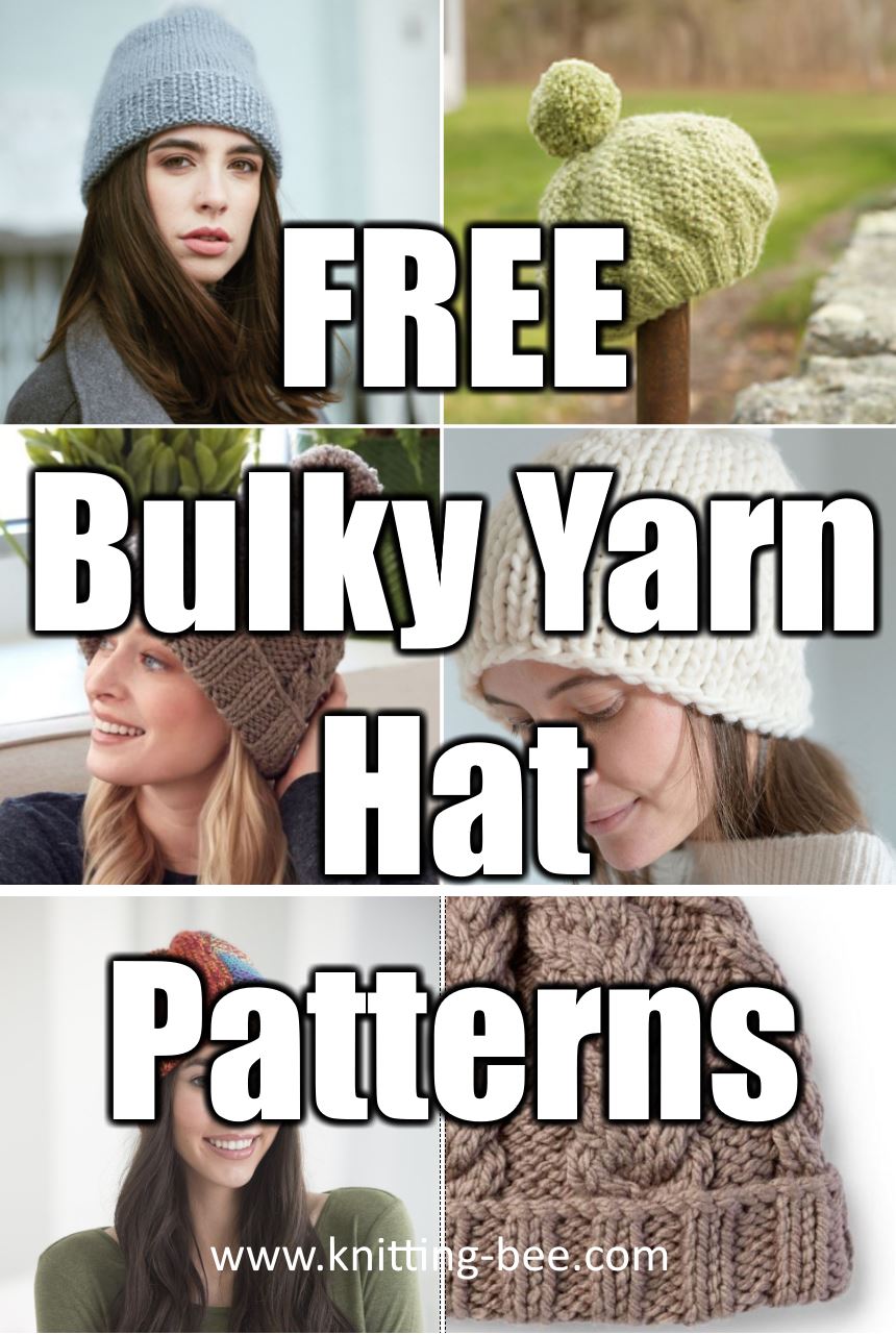 Free Bulky Yarn Hat Patterns to Knit for this Winter