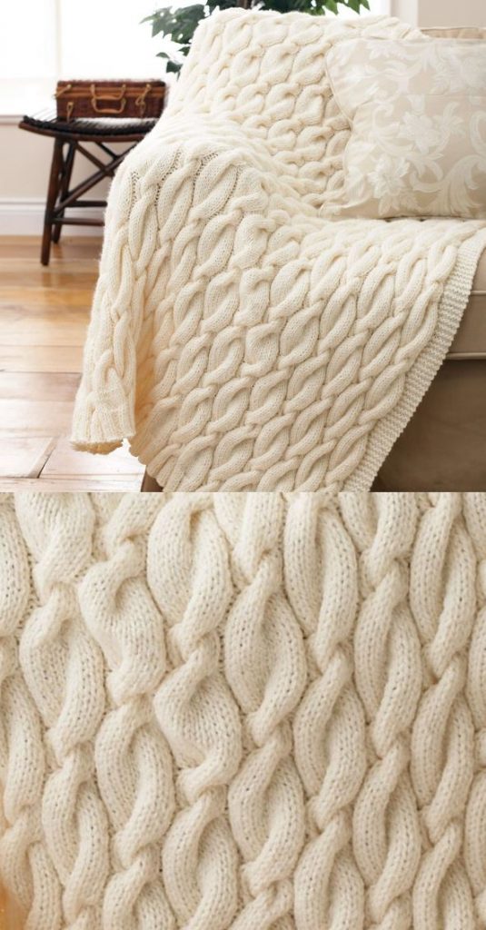 Knitted Afghan Patterns With Big Needles - Mikes Nature