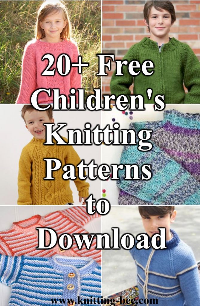 20 Free Children s Knitting Patterns To Download Now 