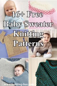 16+ Free Baby Sweater Knitting Patterns to Download Now!