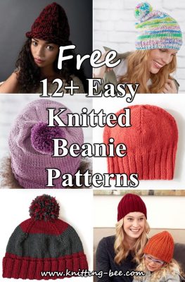 12+ Easy Knitted Beanie Pattern You Can Download Now!