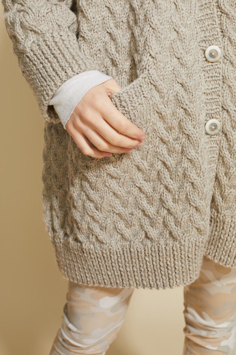 Free Knitting Pattern for an Oversized Cable Cardigan Dotsdale ...