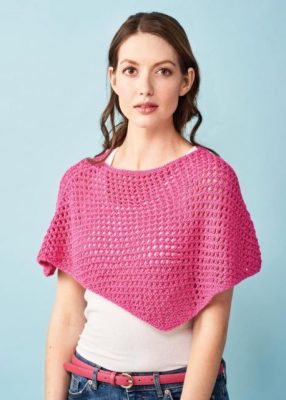 Learn To Knit A Lace Summer Poncho - Knitting Bee