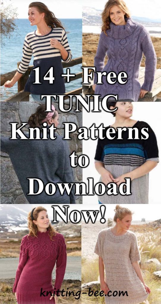 Tunic Knitting Patterns ⋆ Knitting Bee (35 free knitting patterns)