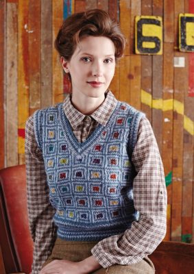 30 + Free V Neck Vest Knitting Patterns to Download!