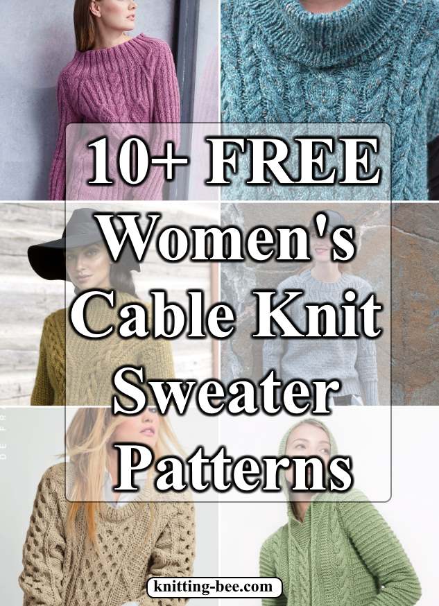 Womens-Cable-Knit-Sweater-Patterns-Free ⋆ Knitting Bee