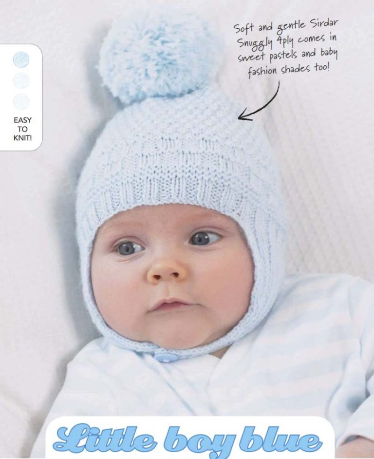 Free Knitting Pattern For A 4 Ply Baby Hat - Knitting Bee