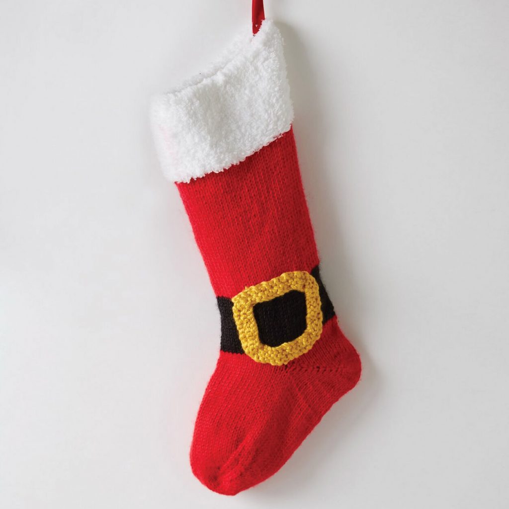 Free-Santa-stocking-knitting-pattern ⋆ Knitting Bee