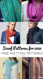 35+ Free Scarf Knitting Patterns for 2020 - Knitting Bee