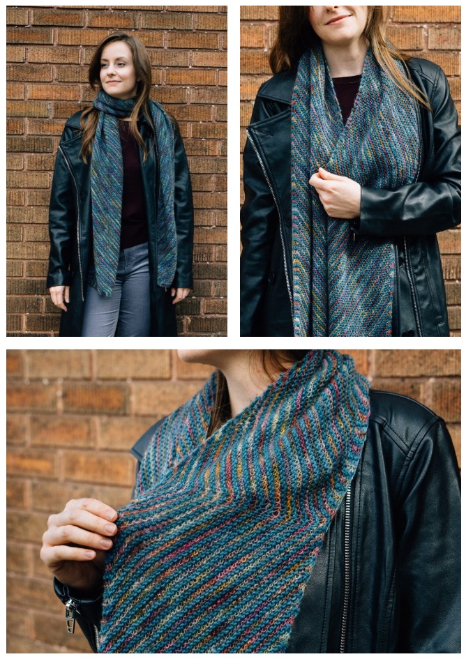Free knitting pattern for a scarf